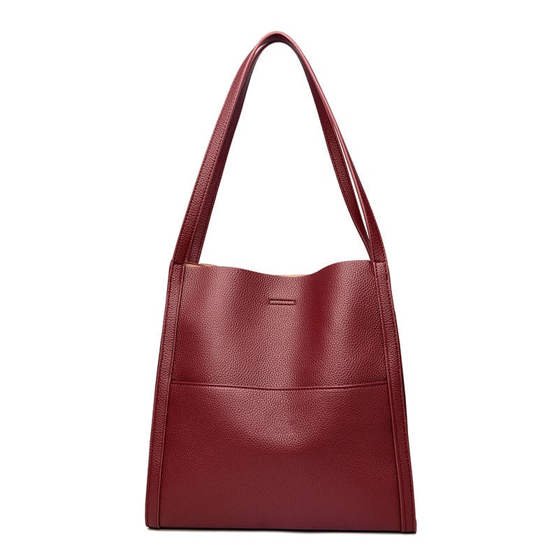 Corinne™ - Spacious leather shoulder bag