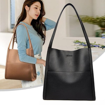 Corinne™ - Spacious leather shoulder bag